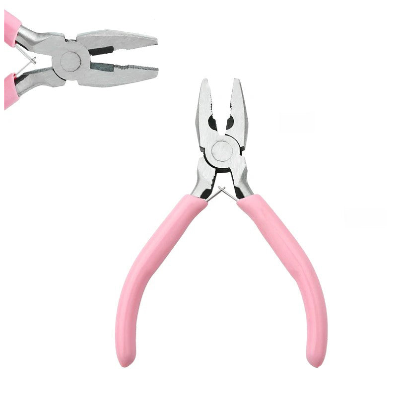 Jewelry Making Pliers and Wire Cutters Set with Round, Flat, Bent, Flush Cutting Tools