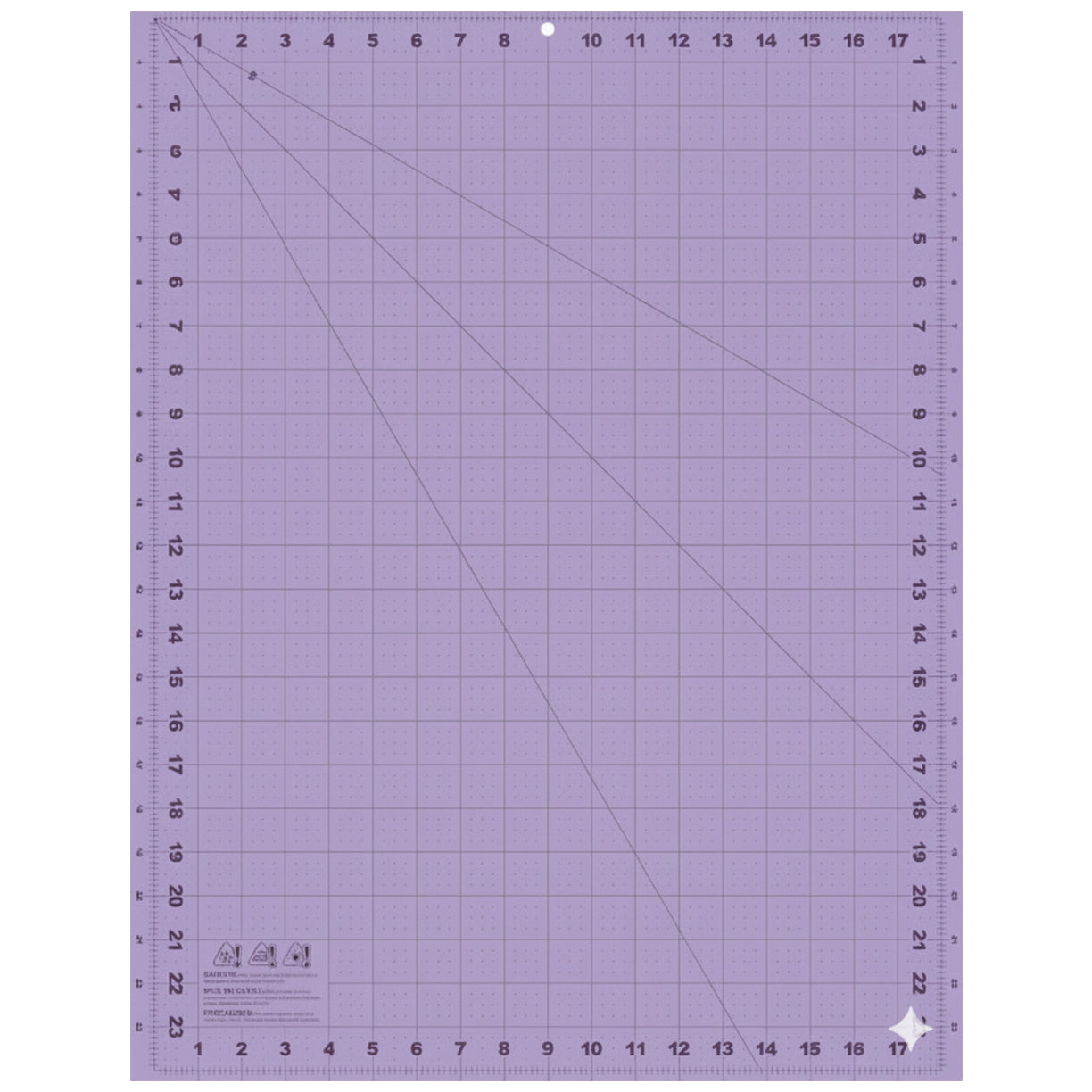 3mm Thick Self Healing Cutting Mat with Grid for Sewing, Quilting, Crafting, and Art Projects