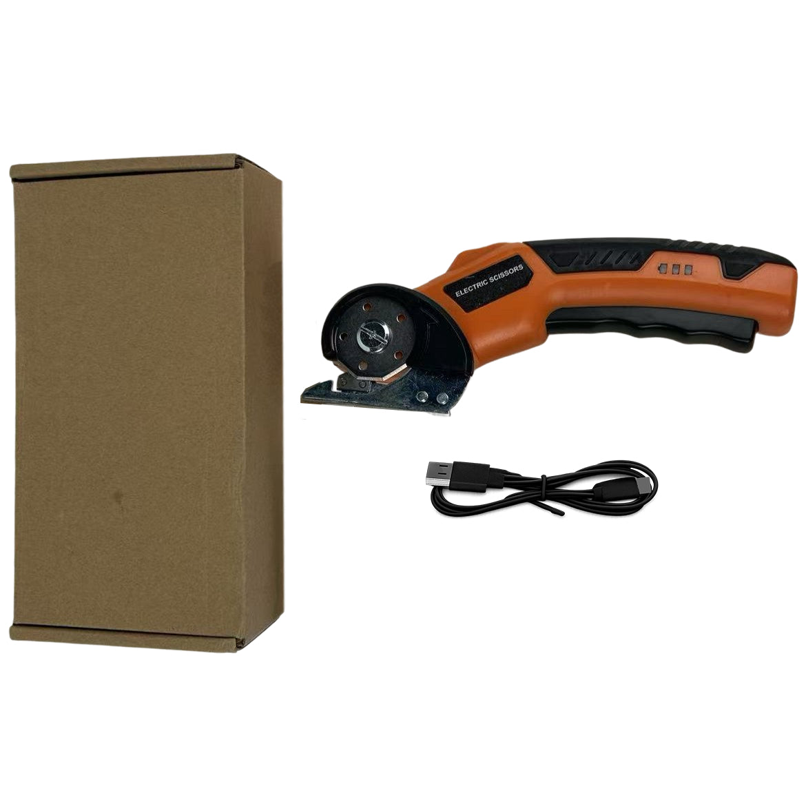 Cordless Electric Scissors Cardboard Cutter Heavy Duty Box Carpet Plastic Leather Cutting Tool Gift