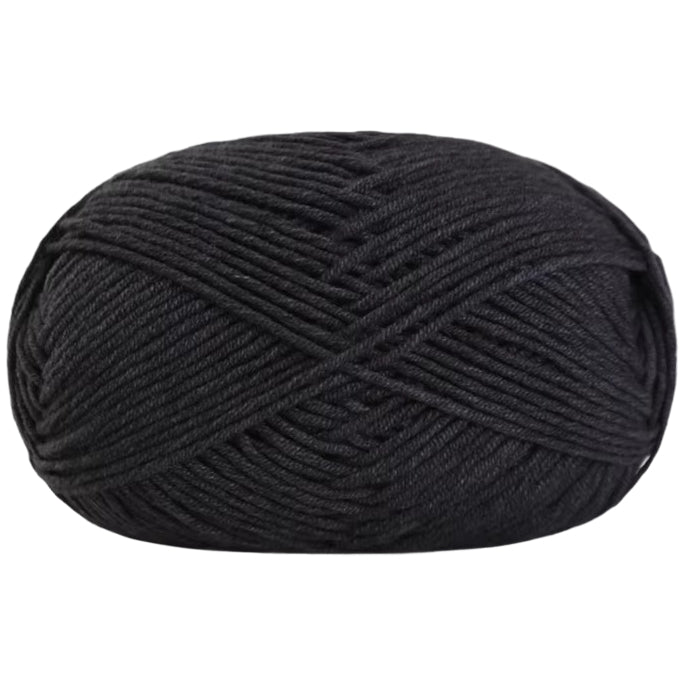 Soft Cotton Acrylic Blend Yarn for Crochet Knitting Amigurumi Projects, 50 Grams/1.76oz 140 yards