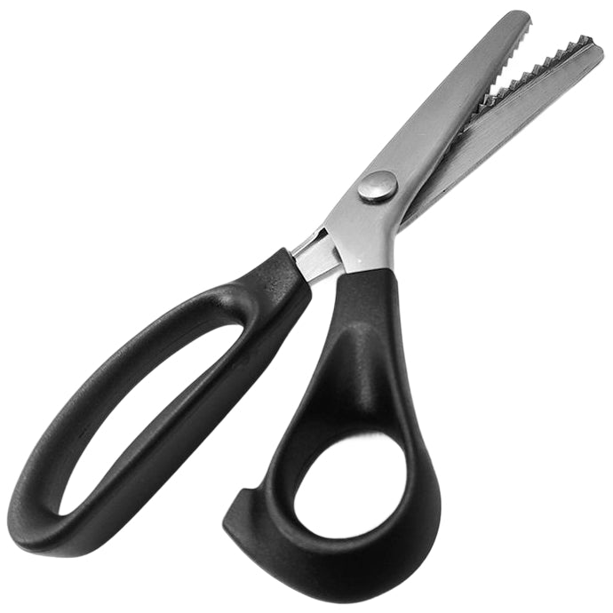 9 Inch Stainless Steel Pinking Shears Zigzag Fabric Scissors for Sewing, Quilting, and Craft Projects