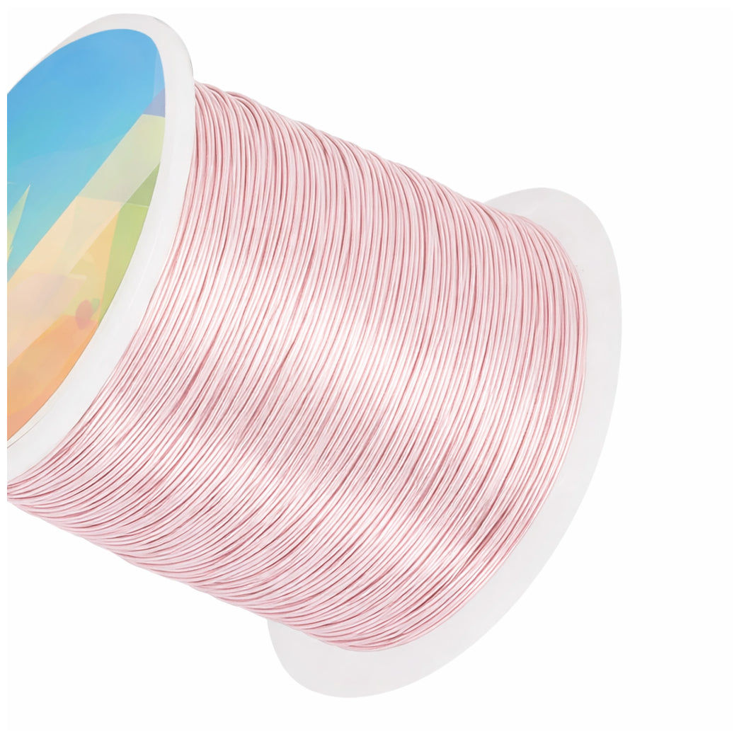 Copper Wire 328 Feet Tarnish Resistant Jewelry Wire for Beading Wrapping and DIY Crafts