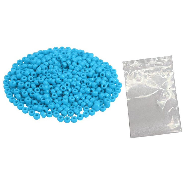Plastic Pony Beads for Bracelets, Hair Braids, Jewelry Making and DIY Craft Projects