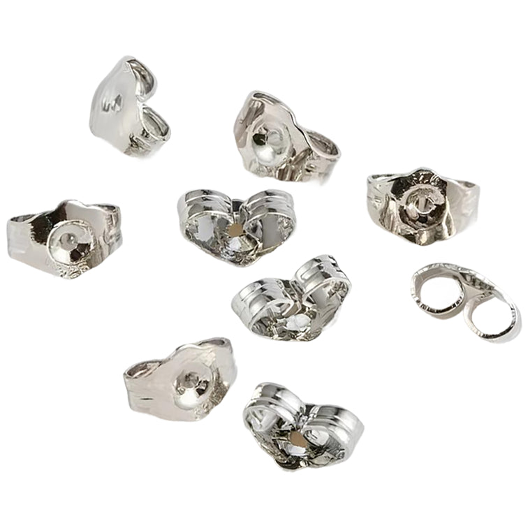 Screw On Earring Backs Pair for Diamond Studs and Threaded Post Jewelry