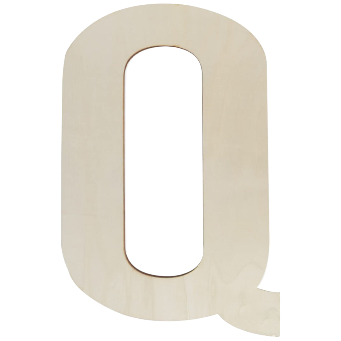 Unfinished Wooden Letter Style Surface for DIY Arts Crafts Home Decor Projects