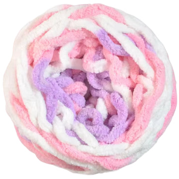 Chunky Chenille Polyester Yarn for Knitting, DIY Blankets, Cushions, and Home Décor, 120 Grams/4.23oz 27.34 yards