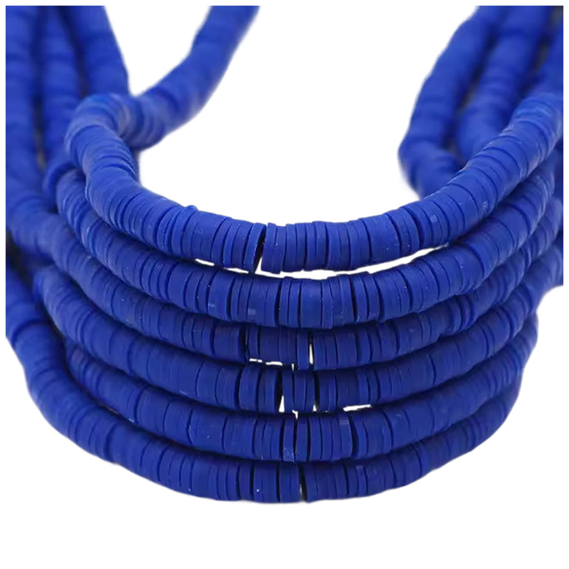6mm Heishi Clay Beads for Jewelry Making Bracelets and Necklaces, Pack of 3000