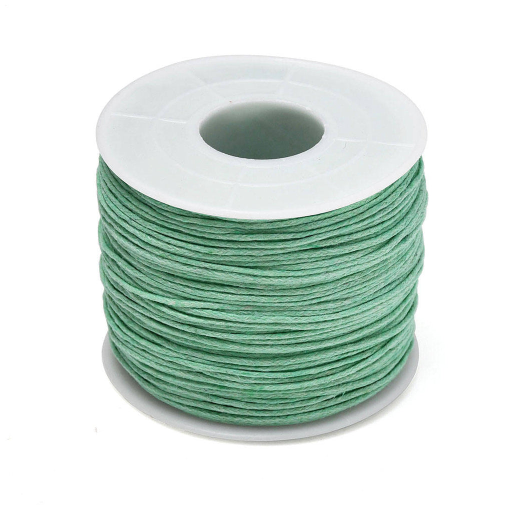 1mm 76.55 Yards Waxed Cotton Cord String for Beading, Macrame, Bracelet, and Necklace Making