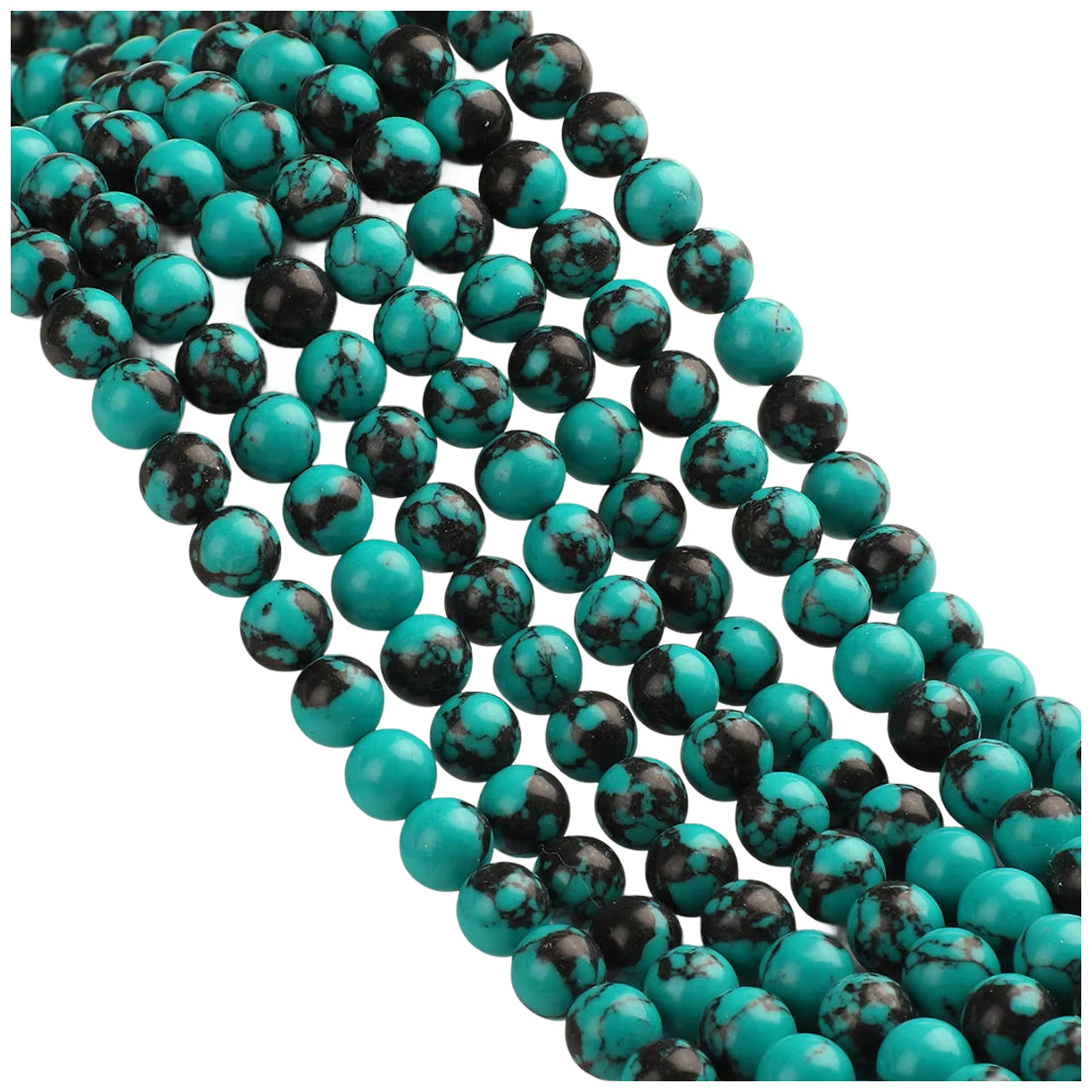 Natural Agate Round Gemstone Beads Polished Stone Loose Beads for Jewelry Making 15 Inch Strand