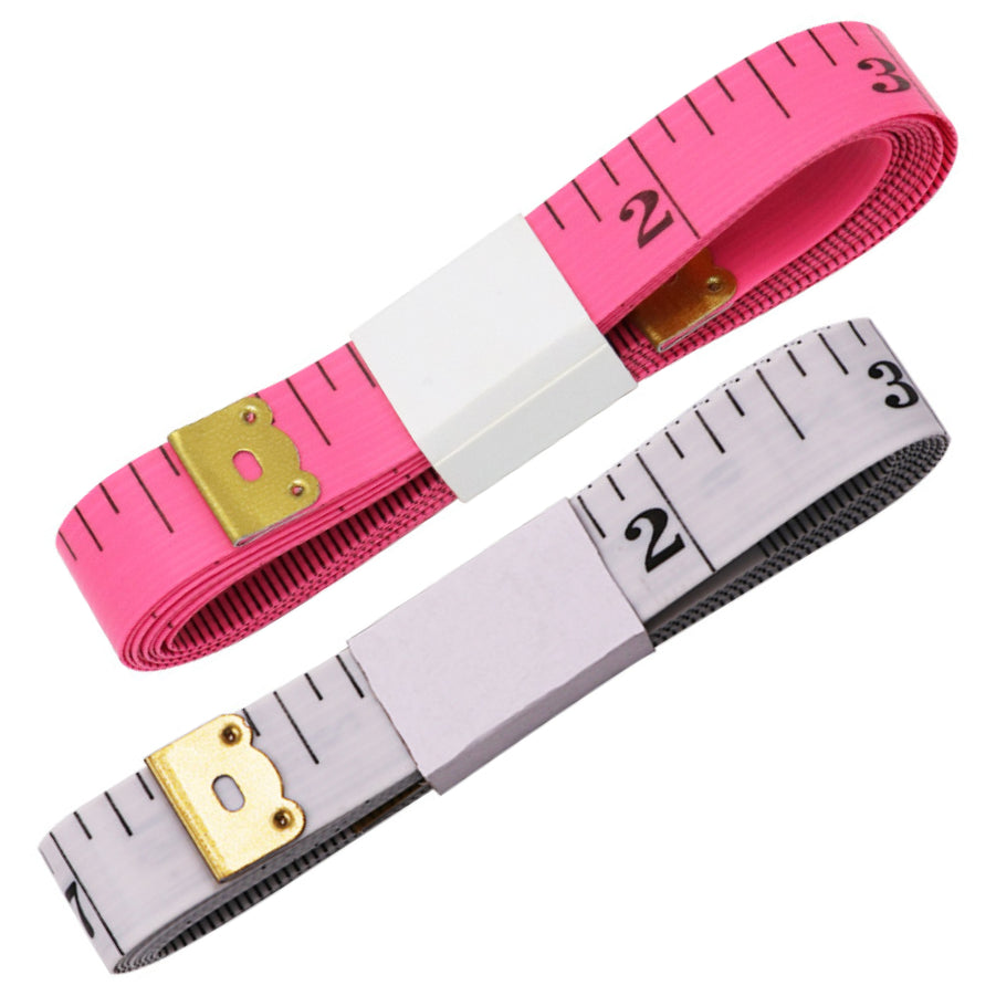 60-Inch 13mm 2 Piece Wide Double-Sided Soft Tape Measure for Sewing, Tailoring, Body, and Craft Measuring