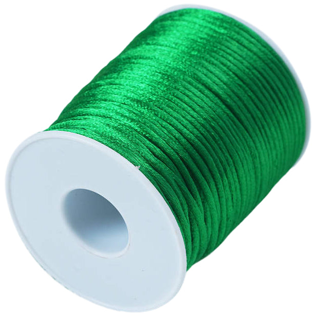 1mm Black Nylon String Cord 110Yards Braided Jewelry Thread for Bracelet and Macrame Crafts