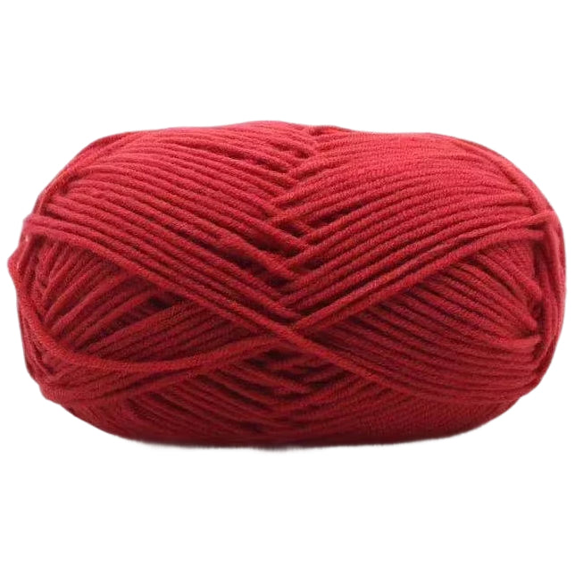 4-Ply Acrylic Yarn 50g/1.76oz 142 Yards, Tight Twist for Knitting and Crochet Projects