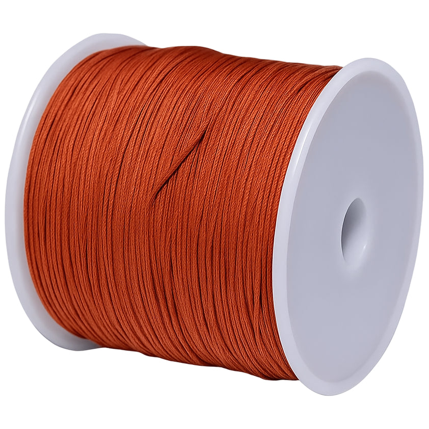 1mm Cotton Waxed Cord 175 Yards String for Jewelry Making, Beading, and Bracelets