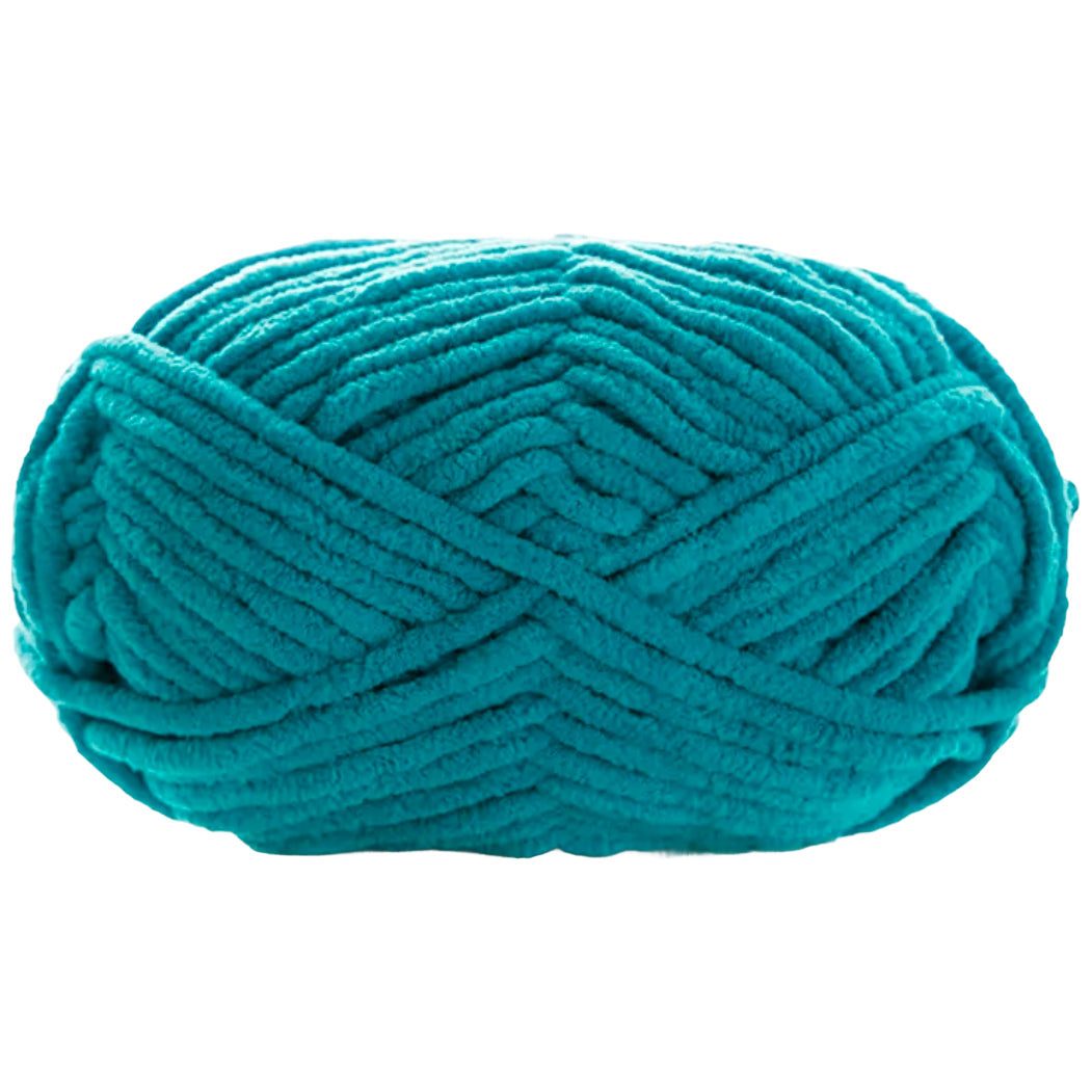 Super Bulky Chenille Velvet Yarn – Size 6 Fluffy Plush Yarn for Crocheting, Amigurumi, and Baby Blankets, 100g/3.53oz 120 yards