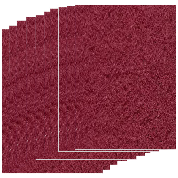 Self Adhesive Felt Fabric for Drawer Liners Jewelry Boxes DIY Crafts and Home Projects, Pack of 10