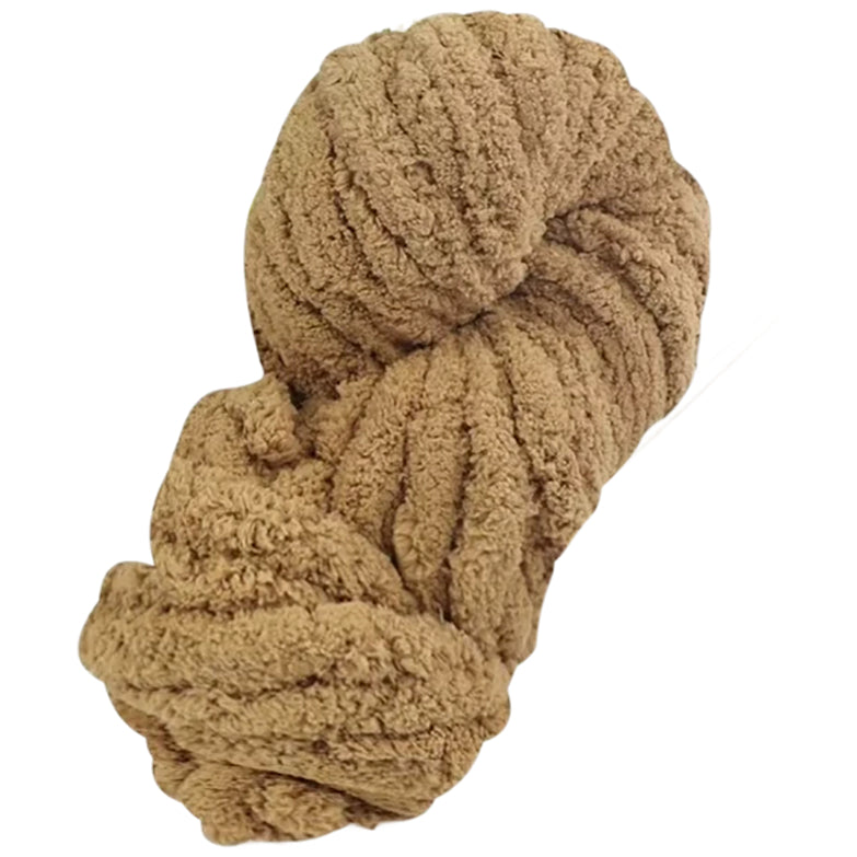 Super Chunky Chenille Yarn Soft Thick Fluffy Polyester for Arm Knitting Blankets and Home Decor, 20mm Thick 250 Grams/8.82oz 27.34 yards