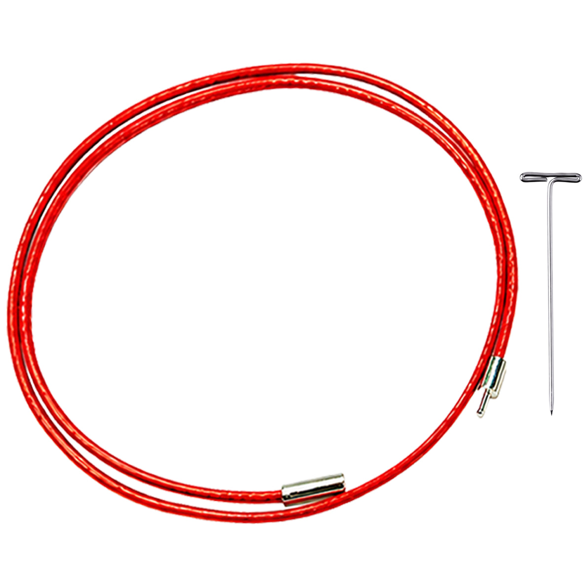 Red Lace Interchangeable Knitting Cables for Circular Needles, Lace Projects, Sweaters, and Shawl Crafts
