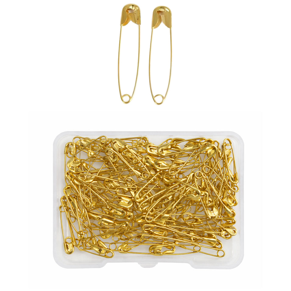Safety Pins Bulk Pack for Sewing, Crafts, Clothing Repairs, and Household Organization, Pack of 500