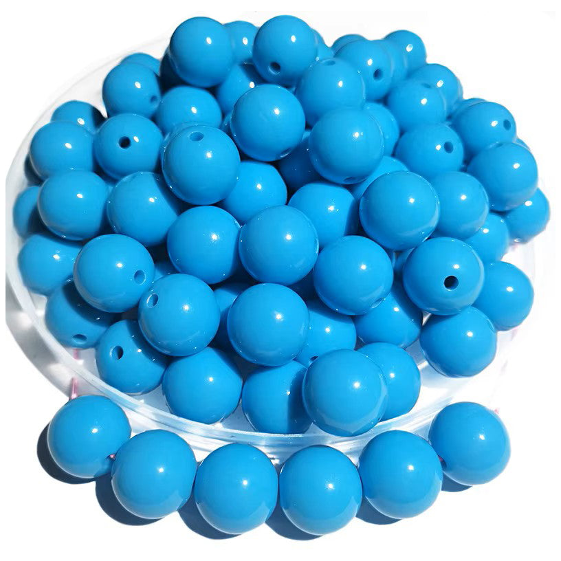 6mm Matte Acrylic Round Beads for Jewelry Making, Bracelets, Necklaces, and DIY Crafts, Pack of 4300