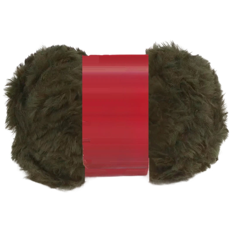 Soft Chunky Fur Knit Blanket Yarn – Lightweight Faux Fur Velvet Yarn for Cozy Projects, 50Grams/1.76oz 32 Yards