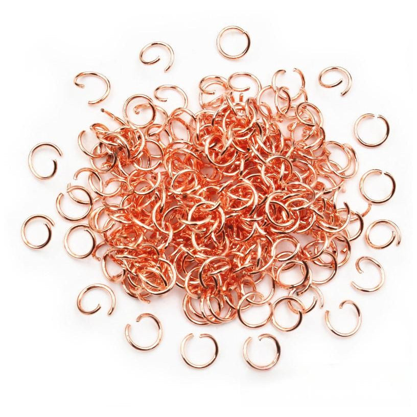 Open Jump Rings for Jewelry Making Earrings and Keychains for Crafts Repair Supplies, Pack of 300