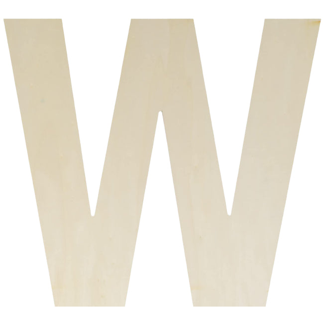 Unfinished Wooden Letter Style Surface for DIY Arts Crafts Home Decor Projects