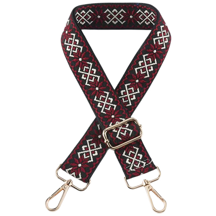 Adjustable 11-Inch Wide Stripe Purse Strap Replacement for Crossbody Handbags and Shoulder Bags