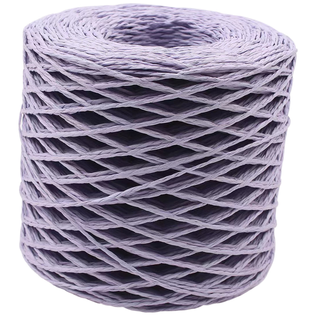 Colorful Double Strand Raffia Paper Rope 200m for DIY Hats, Bags & Crafts, 110 Grams/3.88oz 218.72 yards