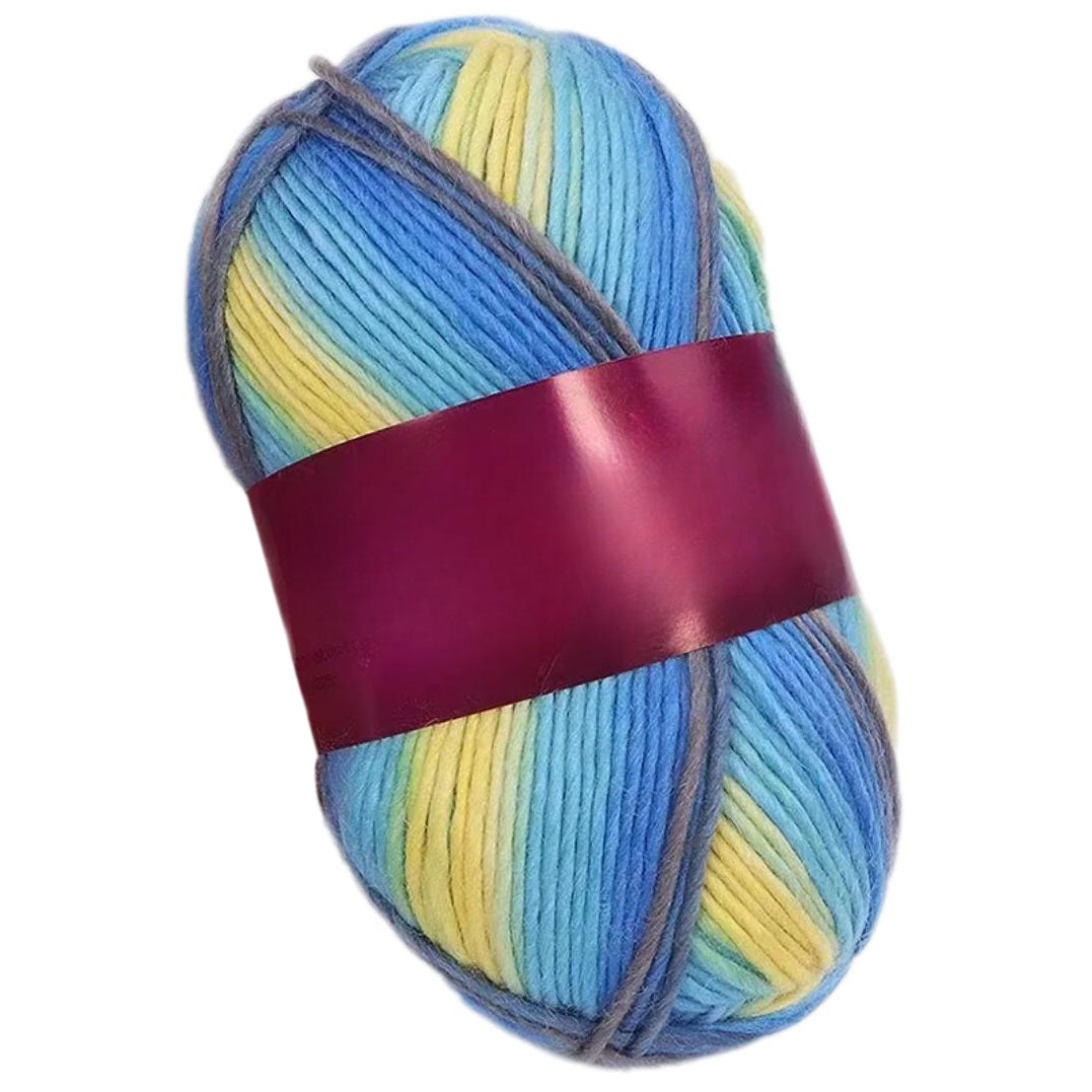 Soft Anti-Pilling Wool Yarn Blend, 30% Wool, 70% Acrylic, Aran/Worsted Weight #4, 100 Grams/3.53oz 175 Yards