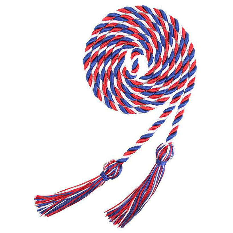 67 Inches Gold Graduation Cords for 2025 Ceremonies Braided Style Honor Tassel Rope