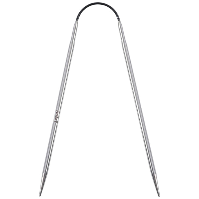 9-Inch Red Line Circular Knitting Needles for Sweaters, Shawls, Scarves, Blankets, and DIY Projects
