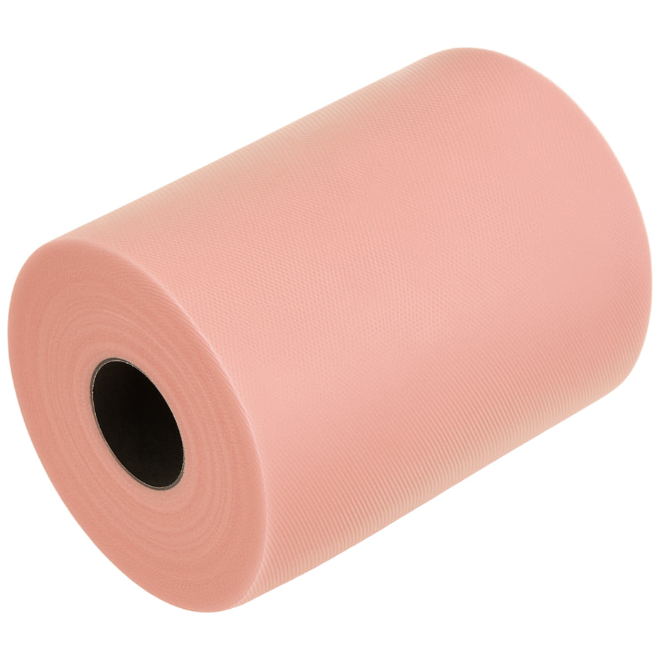 6 Inch x 100 Yards Polyester Tulle Fabric Roll for Crafts, Gift Wrapping & Party Decorations