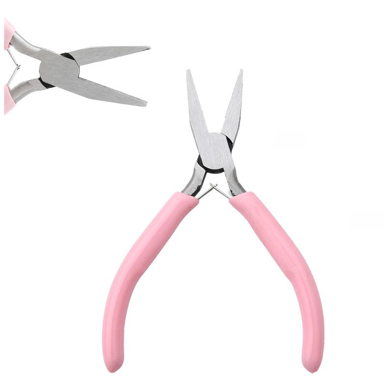 Jewelry Making Pliers and Wire Cutters Set with Round, Flat, Bent, Flush Cutting Tools