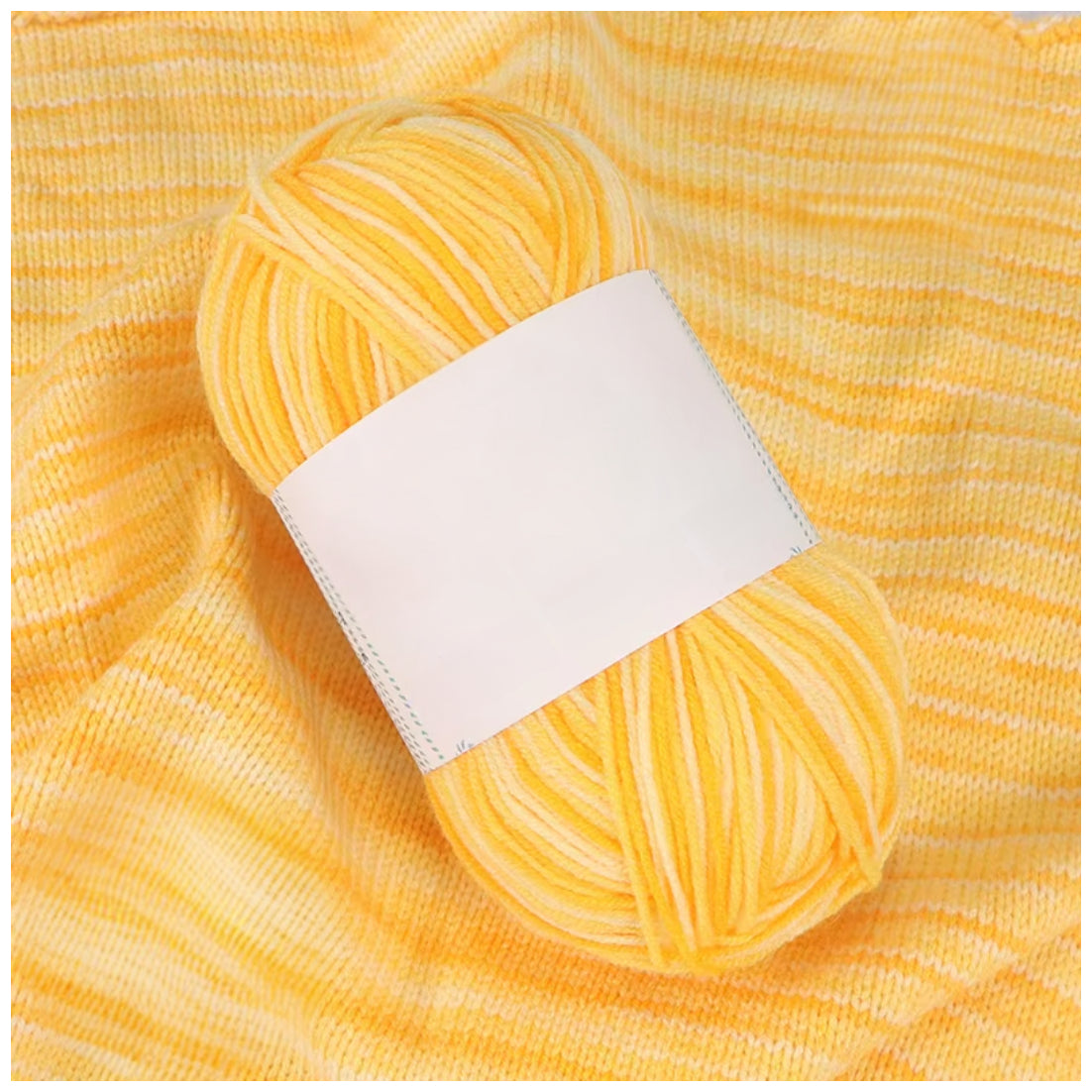 Soft Acrylic Variegated Baby Yarn – Fingering Weight for Knitting & Crochet, 50g/1.76oz 191 yards