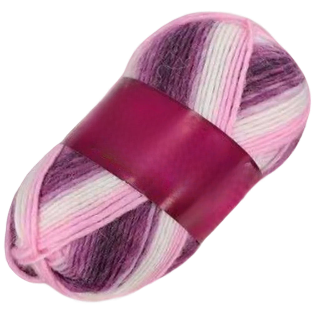 Soft Anti-Pilling Wool Yarn Blend, 30% Wool, 70% Acrylic, Aran/Worsted Weight #4, 100 Grams/3.53oz 175 Yards