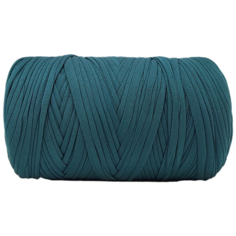 Polyester T-Shirt Yarn Thick Crochet Fabric Ribbon for Knitting Bags, Rugs, and Crafts, 400 Grams/14.11oz, 142.17 yards