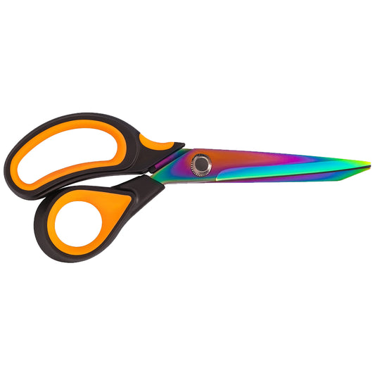 Professional 9.5-Inch Titanium-Coated Heavy Duty Tailor Scissors for Fabric, Leather, and Sewing Projects