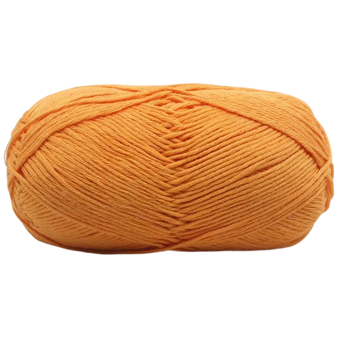 4-Ply Fingering Weight Yarn, 153 Yards 50g/1.76oz 100% Cotton Thin Yarn for Crochet & Knitting