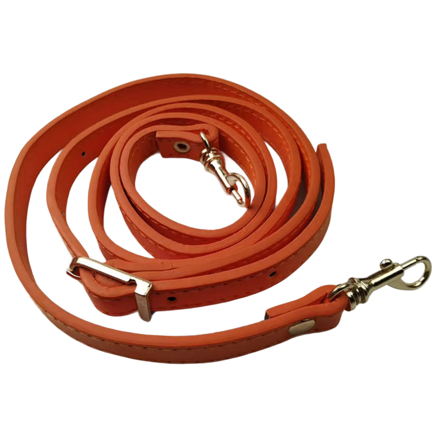 Adjustable Leather Crossbody Purse Strap Replacement 43-47 Inch Handmade Thin Shoulder Bag Strap