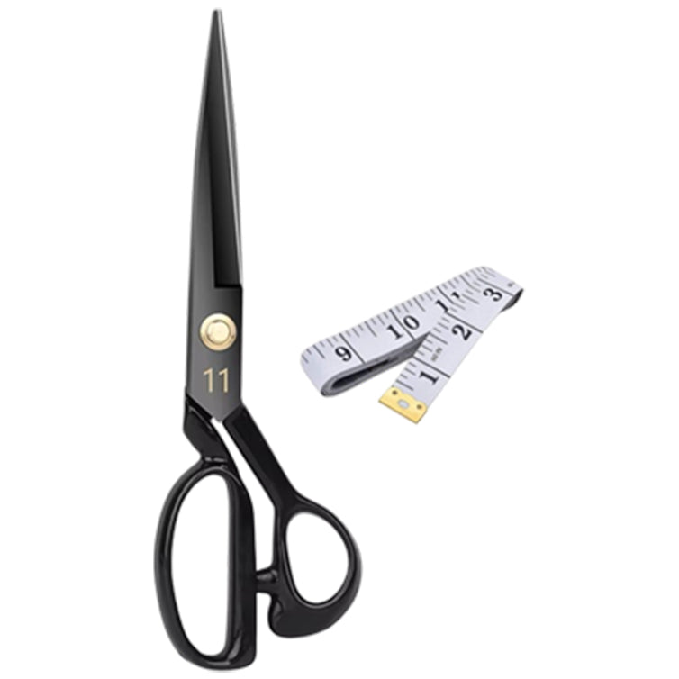 Heavy Duty Fabric and Tailor Scissors Set with Stainless Steel Blades for Sewing, Leather, and Craft Work