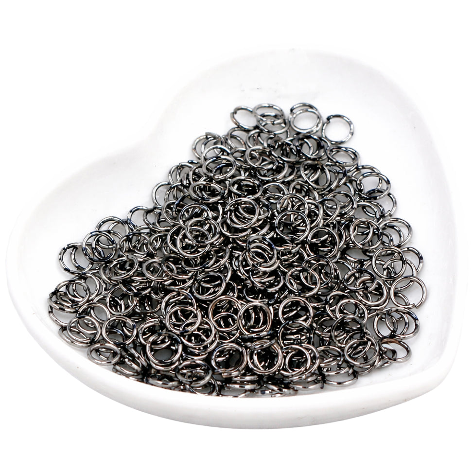 Open Jump Rings for Jewelry Making Earrings and Keychains for Crafts Repair Supplies, Pack of 300