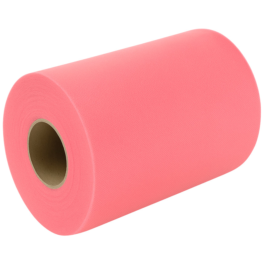 6 Inch x 100 Yards Polyester Tulle Fabric Roll for Crafts, Gift Wrapping & Party Decorations