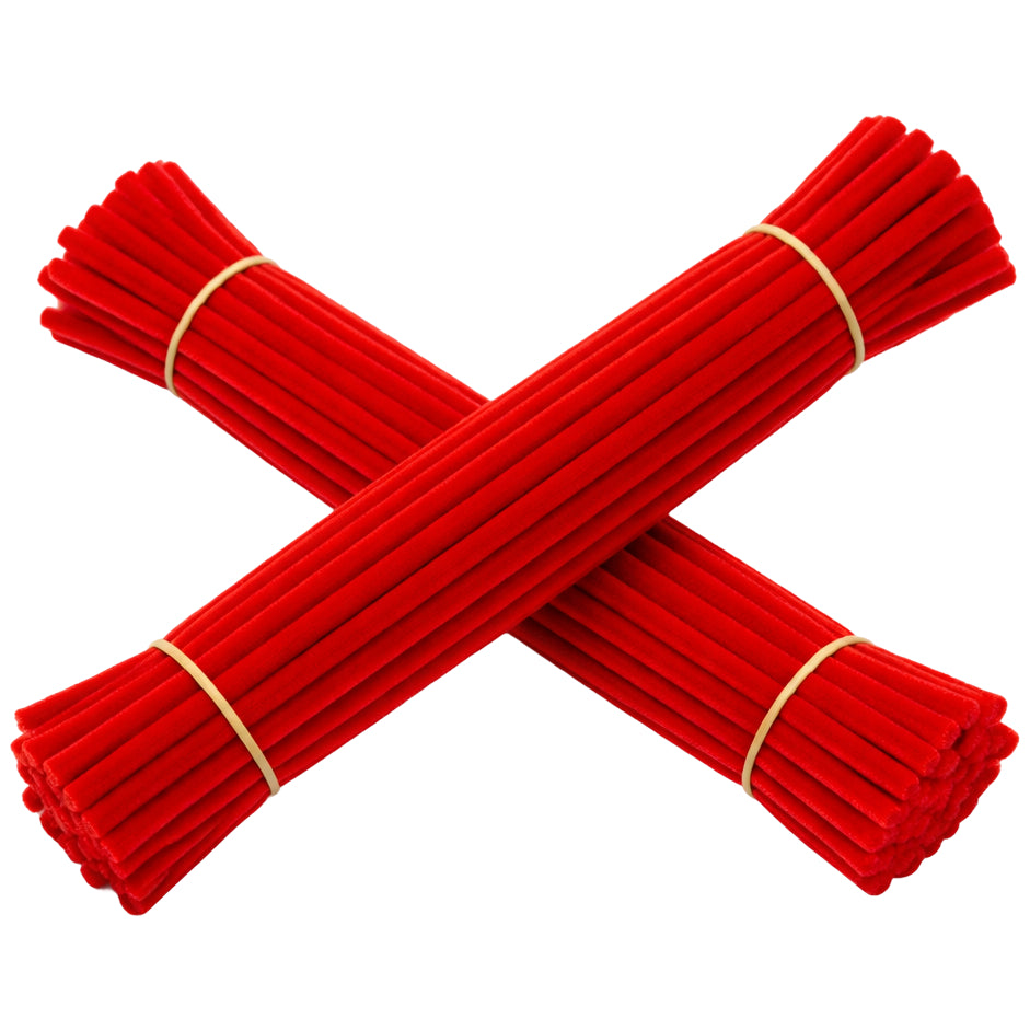 12 Inch Chenille Stem Pipe Cleaners 6 to 7 mm Thick for DIY Crafts and Decorations