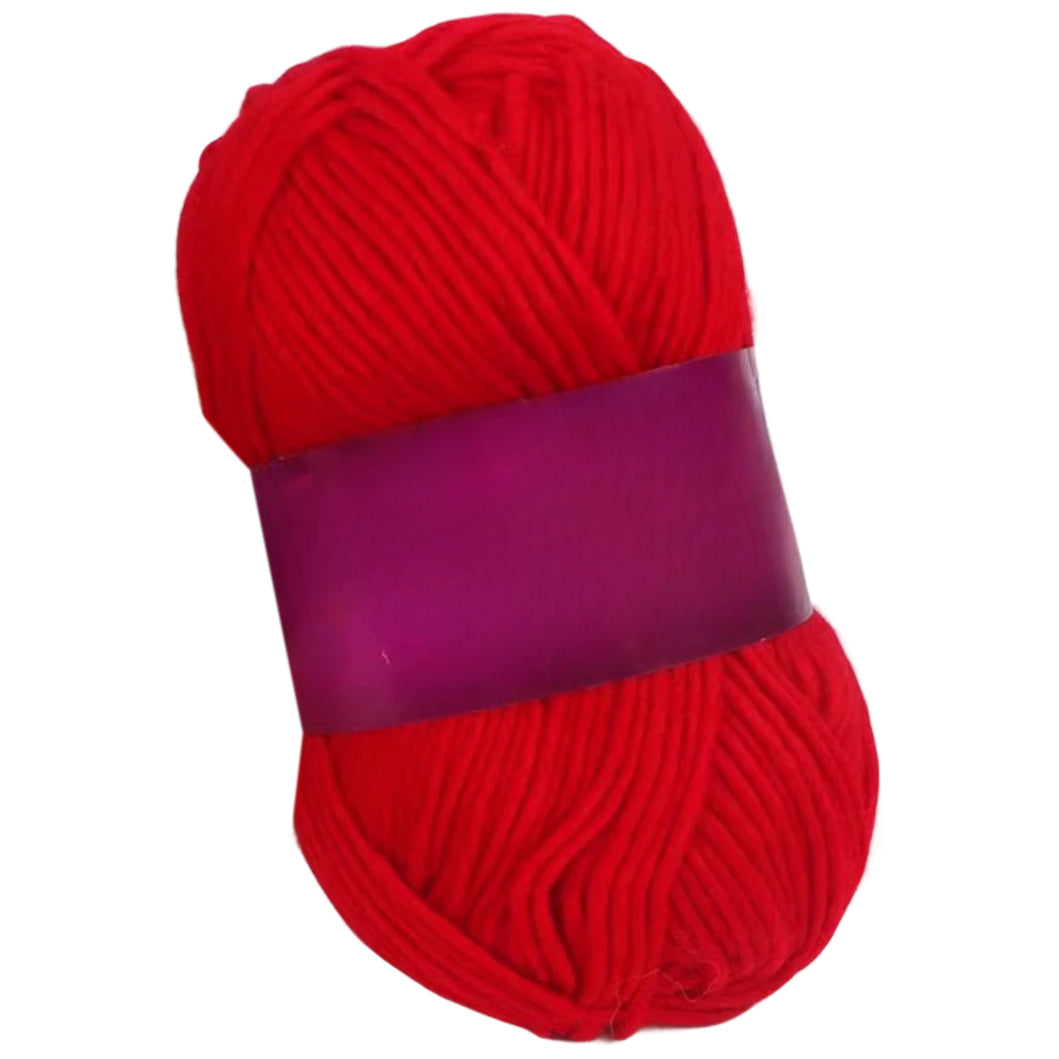 Soft Anti-Pilling Wool Yarn Blend, 30% Wool, 70% Acrylic, Aran/Worsted Weight #4, 100 Grams/3.53oz 175 Yards