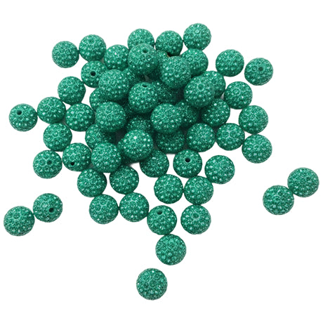 Sparkle Rhinestone Clay Beads Round Disco Spacer Beads for Jewelry Making, Bracelets, Earrings and DIY Craft Projects