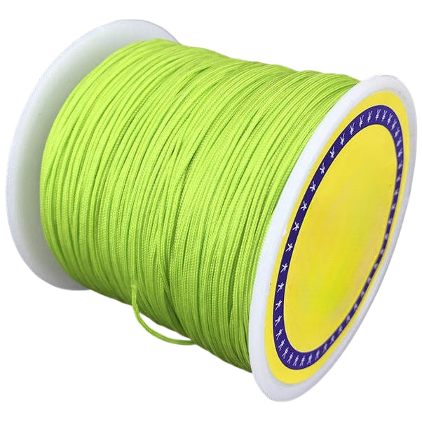 0.8mm-100m Nylon Knot Cord for DIY Jewelry, Beading, Macrame, and Craft Projects