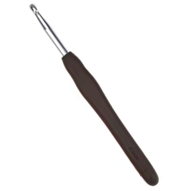 TPR Soft Handle Crochet Hooks – Ergonomic Grip with Smooth Aluminum Hook for Comfortable Crocheting
