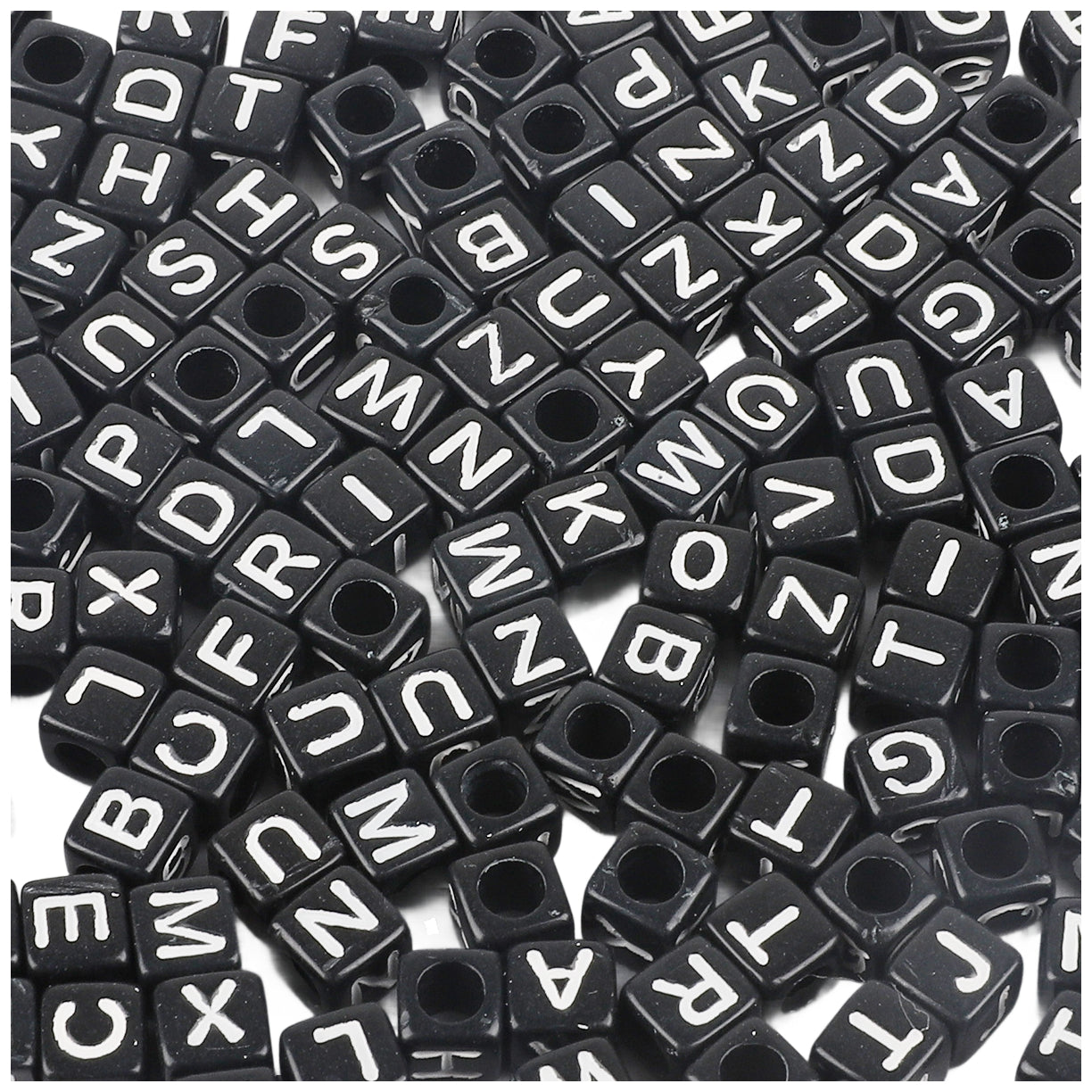 Alphabet Letter Beads 3000pcs 6mm for DIY Bracelets, Necklaces, Jewelry Making, and Crafts