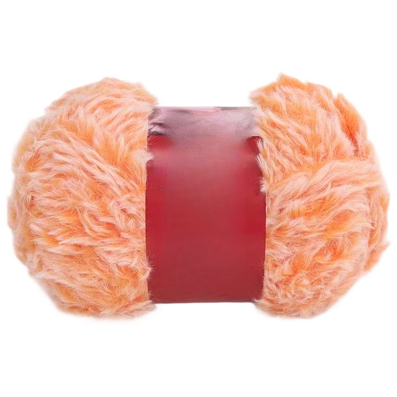 Luxurious Chunky Faux Fur Velvet Mink Yarn 100 Grams/3.53oz, 71.08 Yards for Knitting Fuzzy Clothes, Pillows and Decor