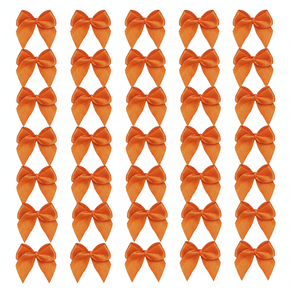 1 Inch Mini Satin Ribbon Bows for DIY Crafts Wedding Decor and Gift Box Decoration